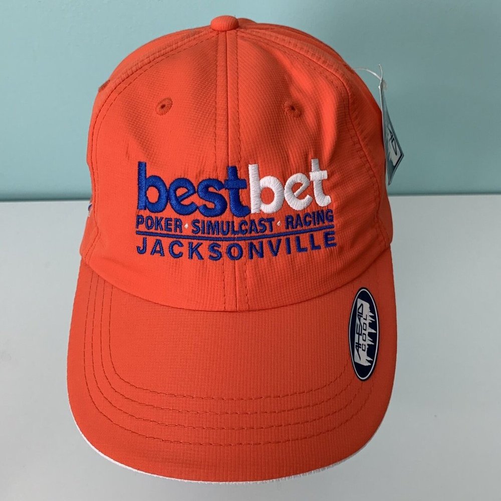 Best Bet Jacksonville Ball Cap Hat Adjustable SPF 50 Classic Cut NWT Gambling